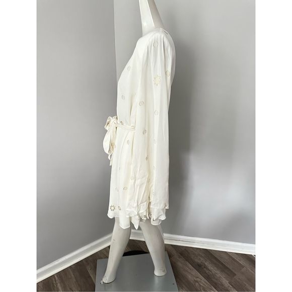 Stella McCartney Metallic Long-Sleeve Minidress US 2 $1850 - Picture 7 of 12